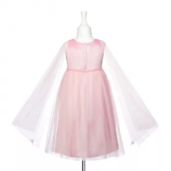 Souza! Vestito costume principessa fata Silvianne rosa tulle maniche lunghe 8-10 anni