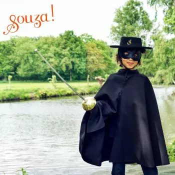 Souza! Set costume moschettiere Vega con mantello e maschera 4-8 anni