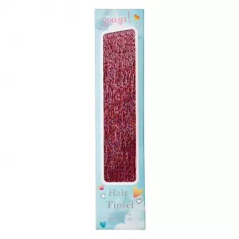 Souza! Extension per capelli clip-on rosa - accessorio in capelli sintetici per costume per bambini