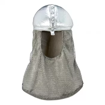 Souza! Casco cavaliere morbido con cotta di maglia Amaury
