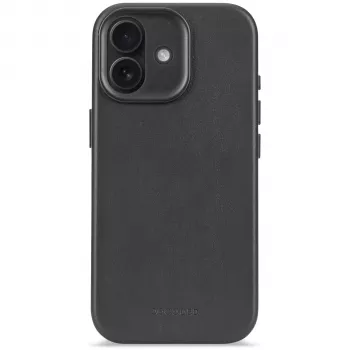 Decoded Leather Backcover per Apple iPhone 17 nero