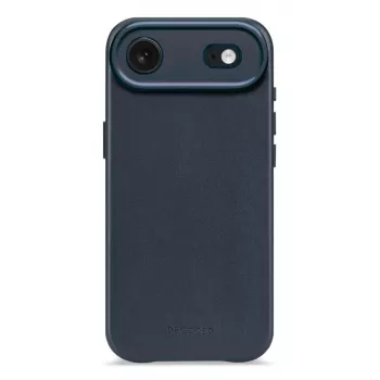 Decoded copertina posteriore in pelle per iPhone 17 Air compatibile MagSafe - Navy Shadow