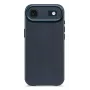 Decoded copertina posteriore in pelle per iPhone 17 Air compatibile MagSafe - Navy Shadow