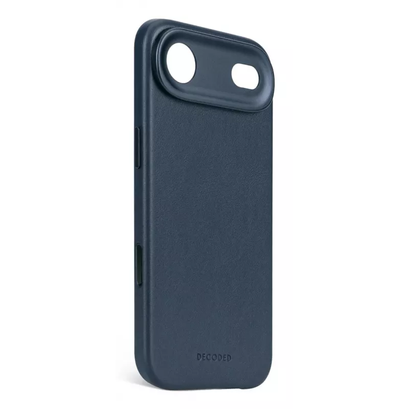 Decoded copertina posteriore in pelle per iPhone 17 Air compatibile MagSafe - Navy Shadow