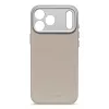 Decoded custodia posteriore in pelle per iPhone 17 Pro Max compatibile MagSafe Solid Clay