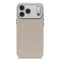 Decoded custodia posteriore in pelle per iPhone 17 Pro Max compatibile MagSafe Solid Clay