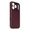 Decoded copertina posteriore in pelle per iPhone 17 Pro Max compatibile MagSafe - Dark Ruby