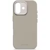 Decoded Back Cover in silicone antimicrobico per iPhone 17 compatibile MagSafe tortora