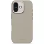 Decoded Back Cover in silicone antimicrobico per iPhone 17 compatibile MagSafe tortora
