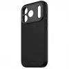 Decoded Back Cover in silicone antimicrobico per iPhone 17 Pro compatibile MagSafe (nero phantom)