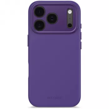 Decoded AntiMicrobial Silicone Backcover per iPhone 17 Pro compatibile MagSafe (Future Dusk)