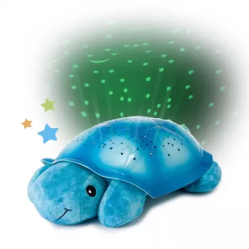Cloud B Turtle Night Light Projector blu