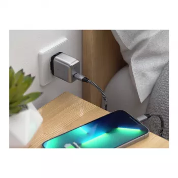 Satechi Caricabatterie da parete USB-C PD 20W, nero/grigio