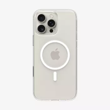 SPIGEN THIN FIT T MAG MAGSAFE IPHONE 16 PRO MAX trasparente/bianco