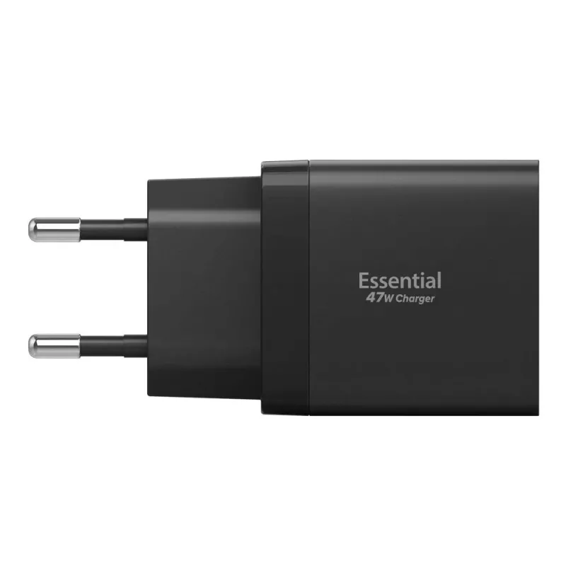 SPIGEN ESSENTIAL EE472EU caricabatterie da rete 2 porte 47W nero