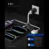 Spigen Essential EE673EU caricabatterie da parete GaN 67W 3 porte USB-C/USB-A nero