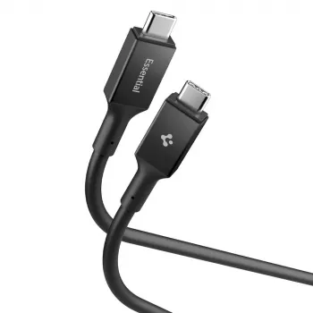 SPIGEN EB10020CC Essential cavo USB-C a USB-C 100W 200cm nero