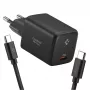 SPIGEN EE451EU ESSENTIAL caricatore da rete 1-PORT 45W + cavo Type-C nero
