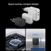 SPIGEN EE451EU ESSENTIAL caricatore da rete 1-PORT 45W + cavo Type-C nero