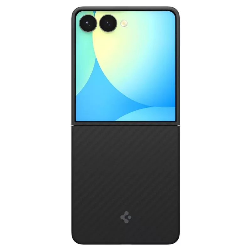 Spigen AirSkin Aramid Custodia per Samsung Galaxy Z Flip 7, nera
