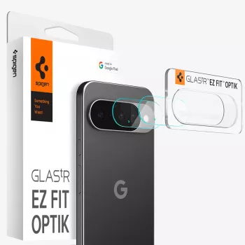 Spigen Optik Glas.tR protezione lenti fotocamera per Google Pixel 10 Pro XL, trasparente, confezione da 2