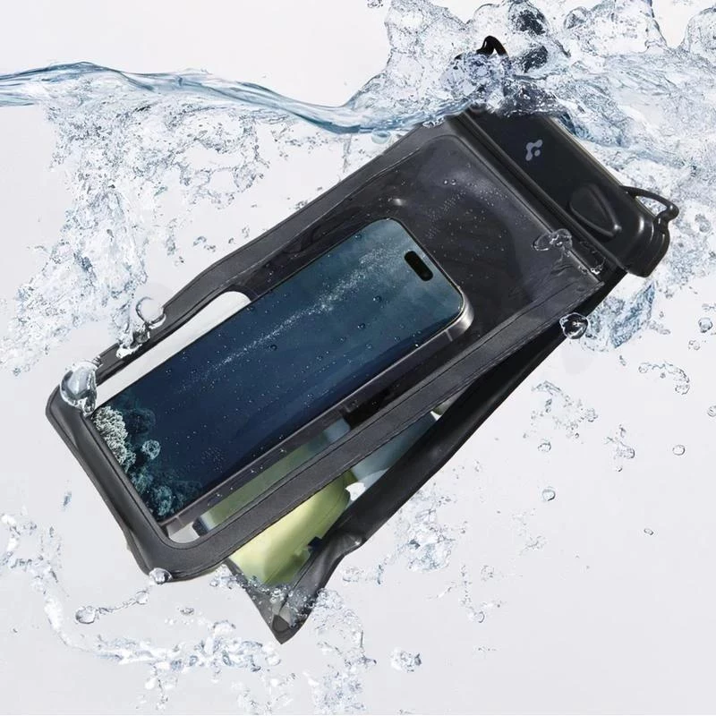 SPIGEN A603 custodia universale impermeabile nero