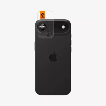 Spigen Optik Pro Glas.tR EZ Fit protezione fotocamera confezione da 2 per iPhone Air, nero, AGL09863