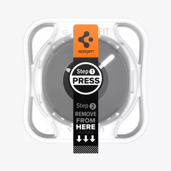 Spigen Glas.TR EZ Fit pellicola protettiva in vetro temperato per Samsung Galaxy Watch 44 mm (confezione da 2) - trasparente