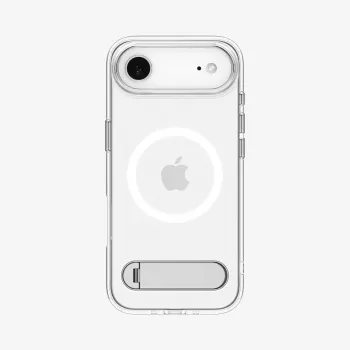 Spigen Ultra Hybrid S Mag MagSafe Custodia per iPhone Air, trasparente/bianca