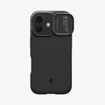 SPIGEN Optik Armor Mag MagSafe iPhone 17 cover nero