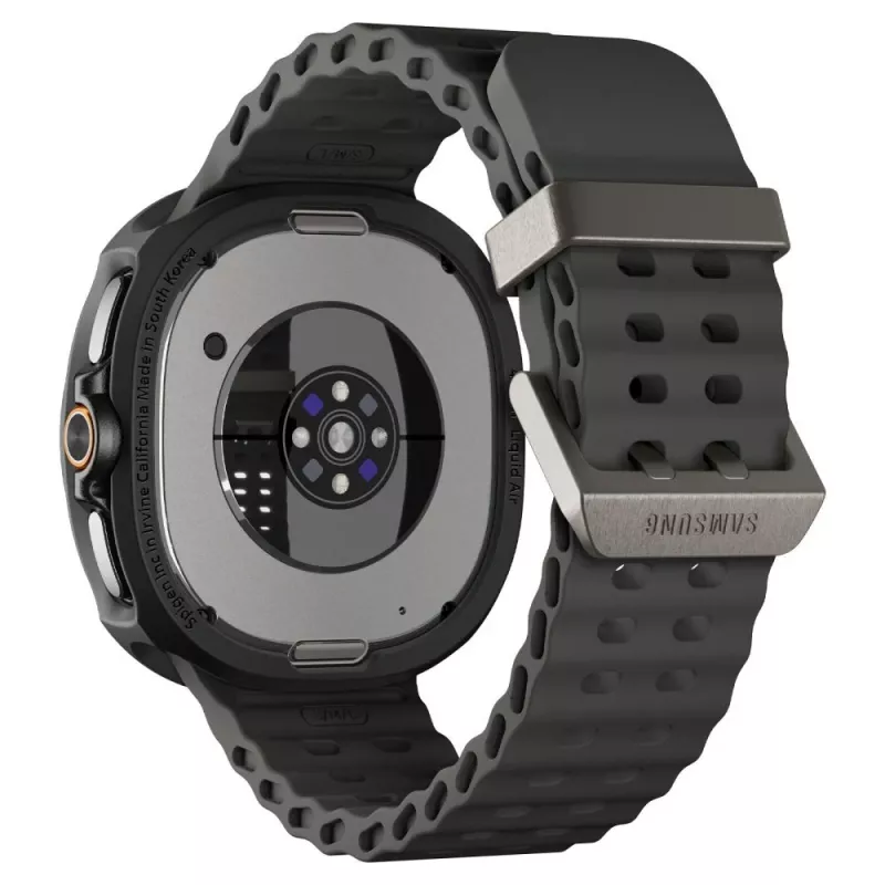 Spigen Liquid Air cover per Samsung Galaxy Watch 8 Classic (46 mm), nero opaco (ACS09841)