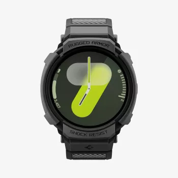 Spigen Rugged Armor Pro cinturino per Samsung Galaxy Watch 8 44 mm nero
