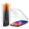 Spigen GLAS.TR EZ Fit Pro pellicola protettiva in vetro temperato per Apple iPhone 16 Pro Max / 17 Pro Max, trasparente, confezione da 2