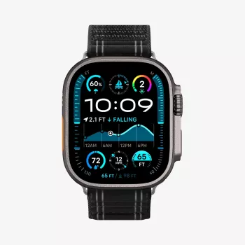 SPIGEN WBF0 cinturino Apple Watch 8 / 9 / 10 / 11 / SE / Ultra (44 / 45 / 46 / 49 mm) Black