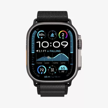Spigen WBF1 cinturino Apple Watch 8 / 9 / 10 / 11 / SE / Ultra (44 / 45 / 46 / 49 mm) nero