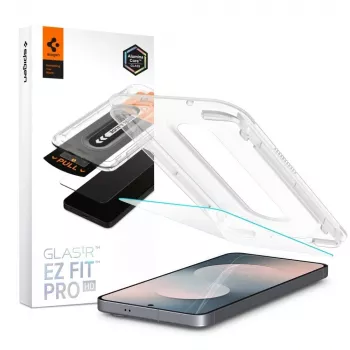 Spigen Glas.tR EZ Fit Pro HD pellicola protettiva in vetro temperato per Samsung Galaxy S25 FE - trasparente (confezione da 2)