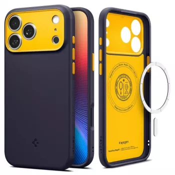 Custodia Spigen Nano Pop Mag MagSafe iPhone 17 Pro Max Blueberry Navy