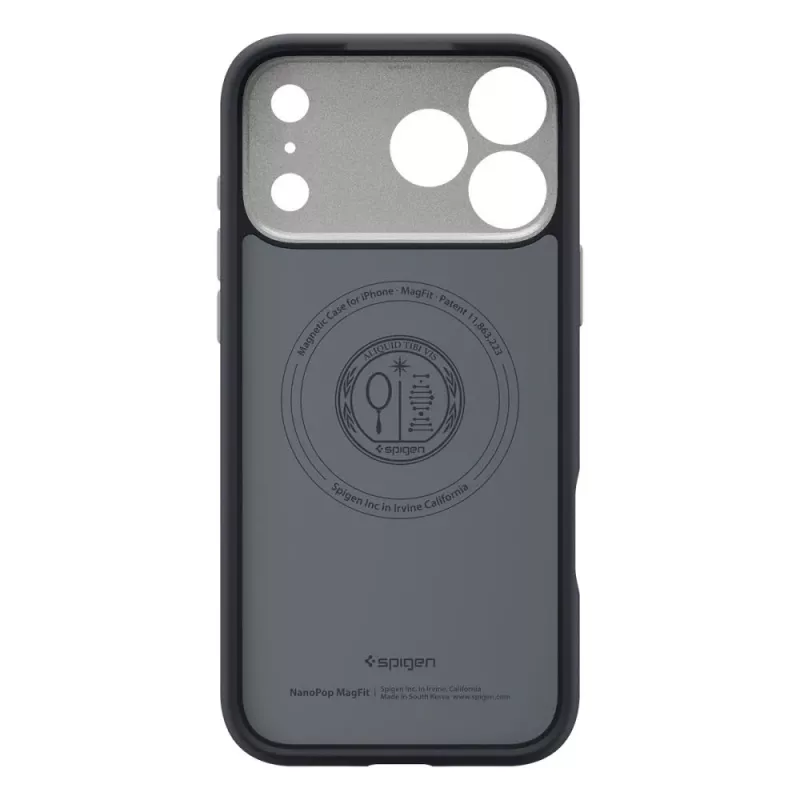 Spigen Nano Pop Mag MagSafe custodia per iPhone 17 Pro Max Black Sesame