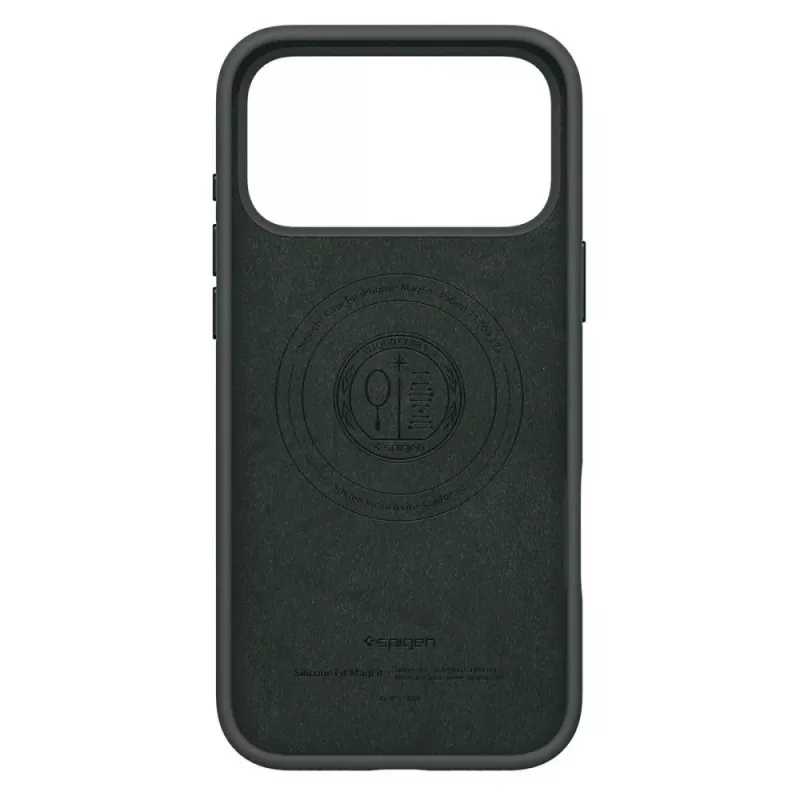 Custodia Spigen Silicone Fit Mag MagSafe per Apple iPhone 17 Pro Max - Abyss Green