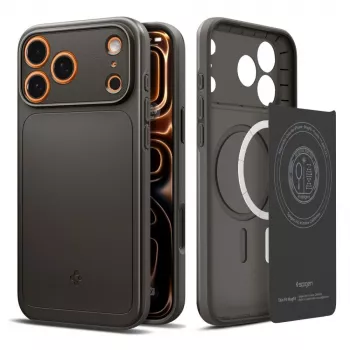 Custodia Spigen Thin Fit Mag MagSafe per iPhone 17 Pro Max (Gunmetal)