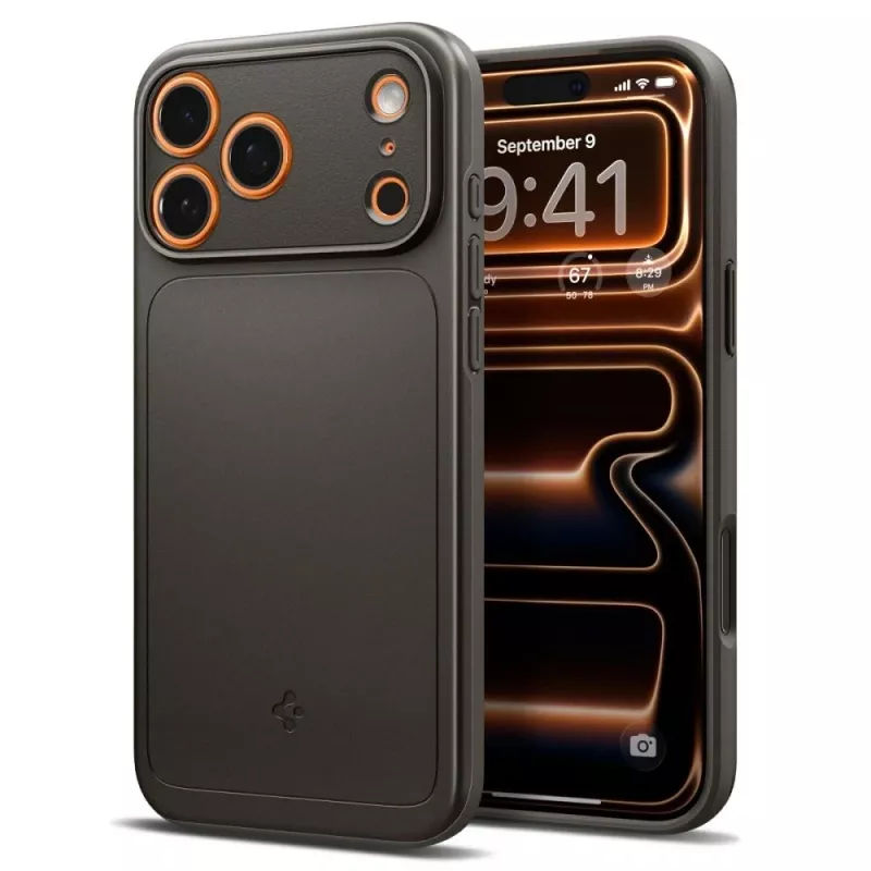 Custodia Spigen Thin Fit Mag MagSafe per iPhone 17 Pro Max (Gunmetal)