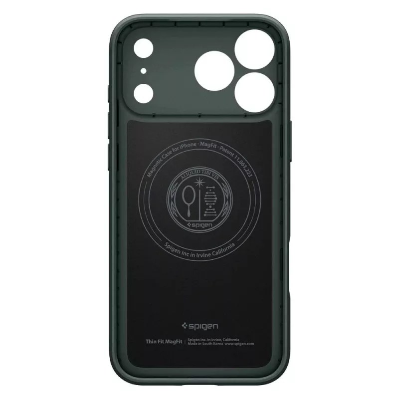Spigen Thin Fit Mag MagSafe iPhone 17 Pro Abyss Green
