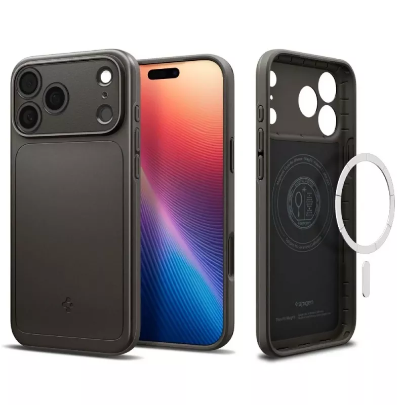 Spigen Thin Fit Mag MagSafe iPhone 17 Pro Gunmetal