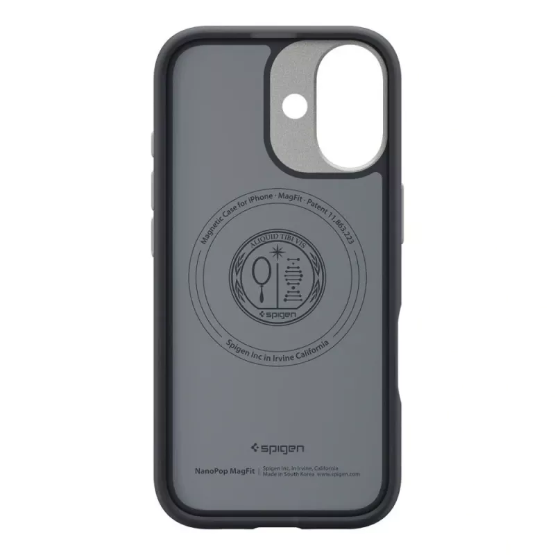 Custodia Spigen Nano Pop Mag MagSafe per iPhone 17 Black Sesame