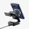 SPIGEN EF323MQ Essential 3-in-1 Magnetic MagSafe Wireless Charger 25W Qi2 nero