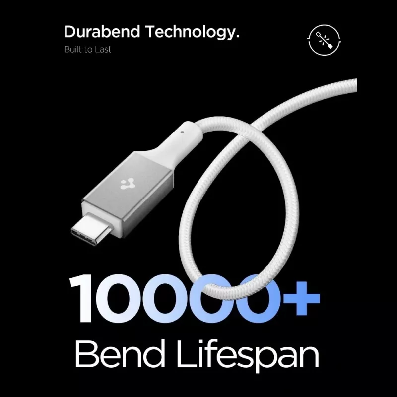 SPIGEN EB10015CC Essential cavo USB-C a USB-C 100W 150cm bianco