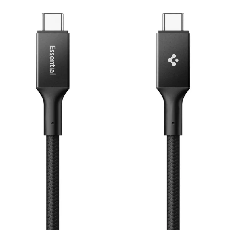SPIGEN EB10015CC Essential cavo USB-C a USB-C 100W 150cm nero