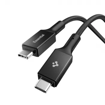 SPIGEN EB24015CC Essential cavo USB-C a USB-C 240W 150cm nero