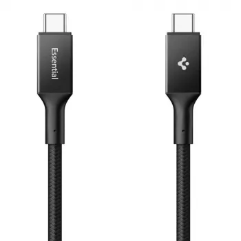 SPIGEN EB24015CC Essential cavo USB-C a USB-C 240W 150cm nero
