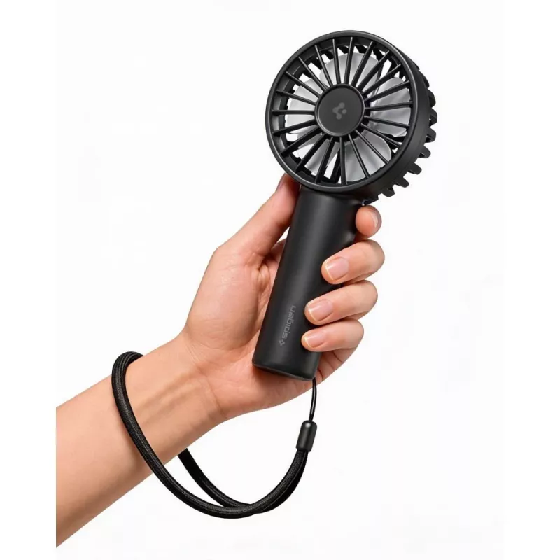 SPIGEN A905 mini ventilatore portatile a mano nero